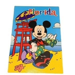 Disney Mickey mouse and friends Florida postcards set of 10 Vintage